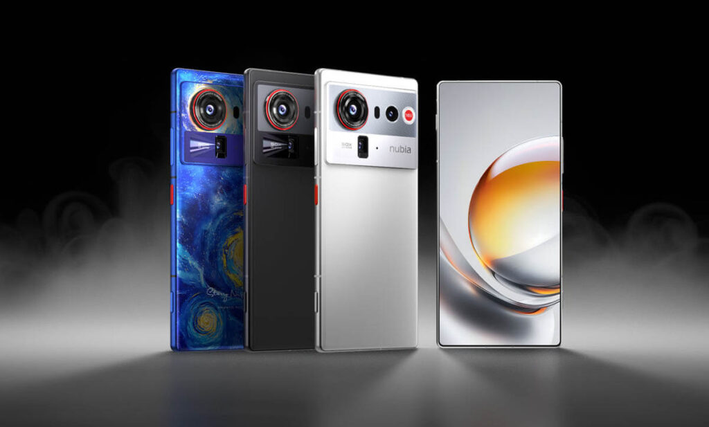 Nubia Z80 Ultra Smartphone in hochwertiger Ausführung, Produktdarstellung der aktuellen Gerätegeneration