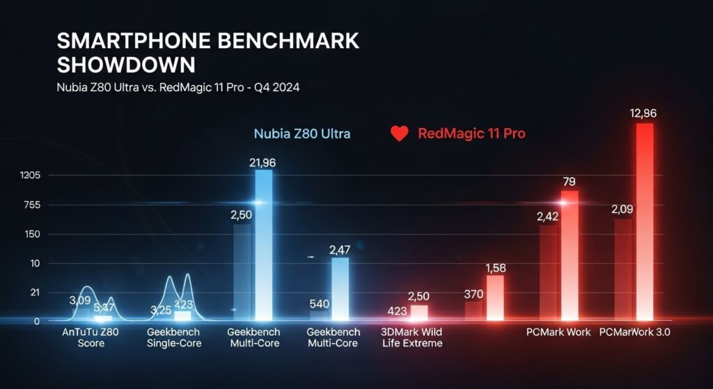 Nubia Z80 Ultra Rückseite – hochwertige Nahaufnahme der Kameraeinheit mit Triple-Kamerasystem und Premium-Design