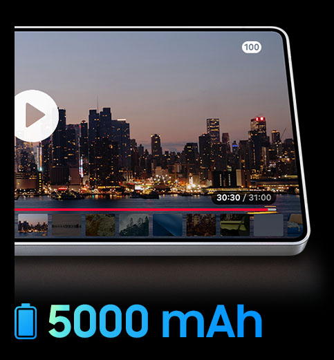 Samsung Galaxy S25 Ultra Smartphone zeigt Akkustand-Anzeige auf Display