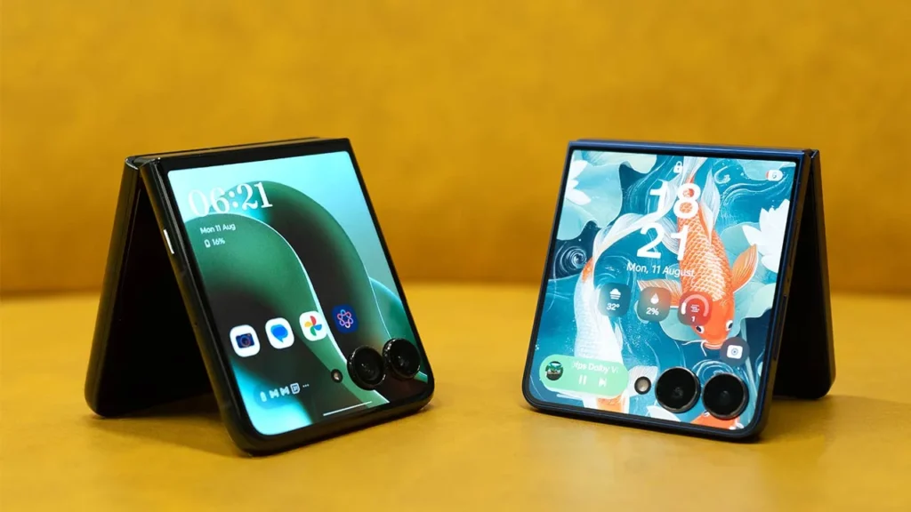 Moto Razr 60 Ultra and Samsung Galaxy Z Flip 7