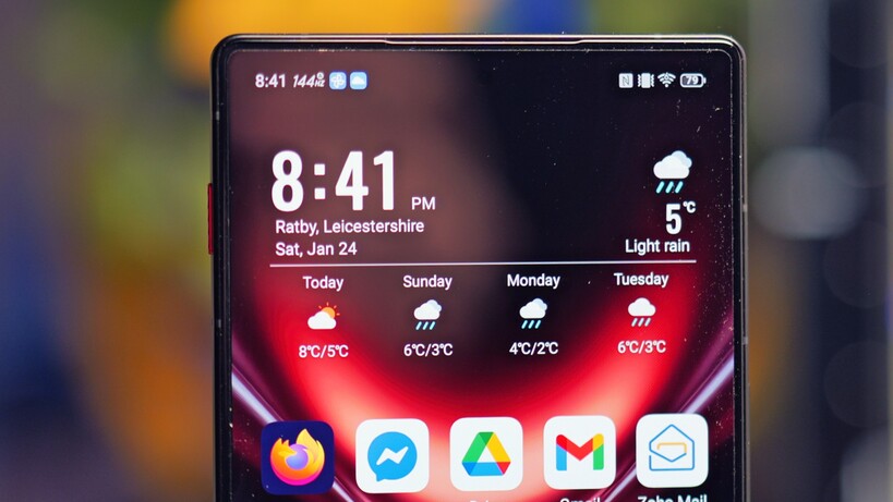 Die Stereo-Lautsprecher des RedMagic 11 Air im Test – Fokus auf die Audio-Ausgänge des Gaming-Smartphones.