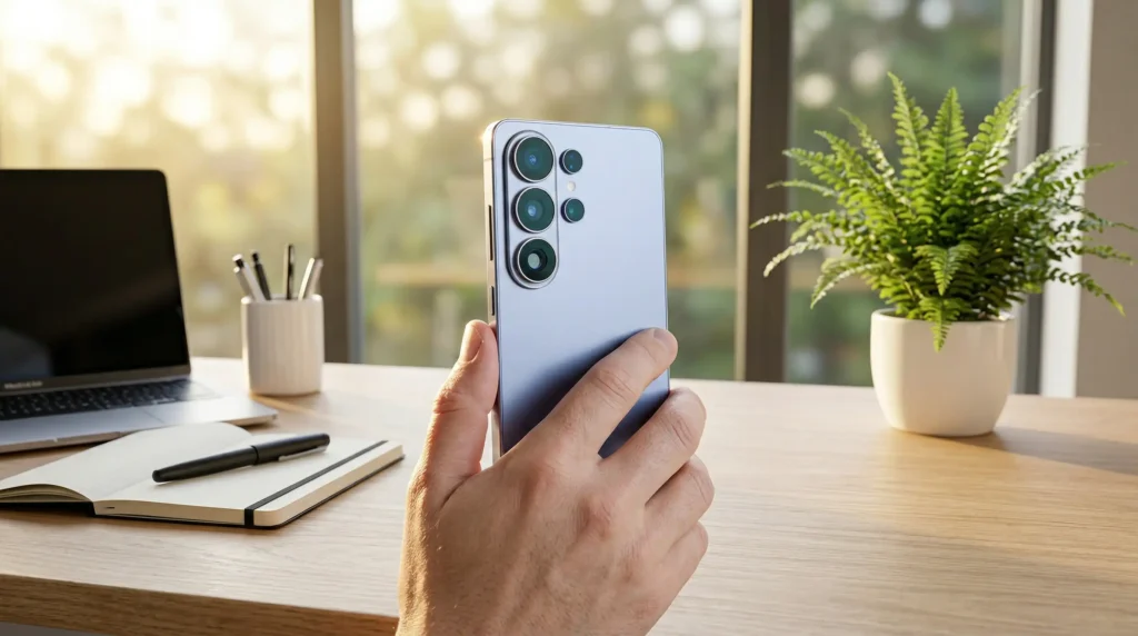 Das 50-MP-Kamerasystem des Samsung Galaxy S26 im Test zeigt sich technisch kaum verändert.